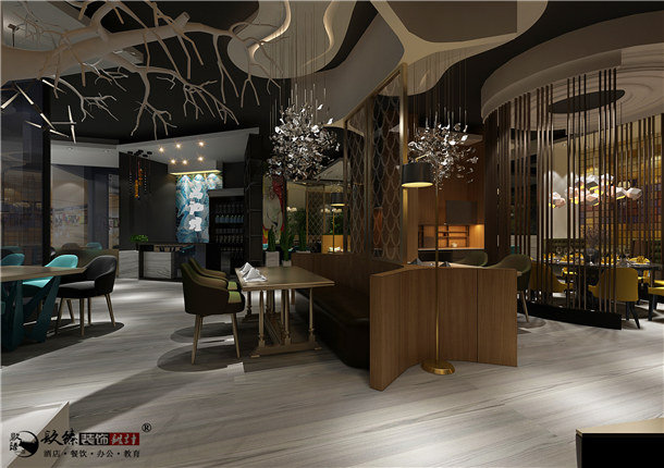 銀川餐廳設計|銀川餐廳裝修設計|镹臻設計